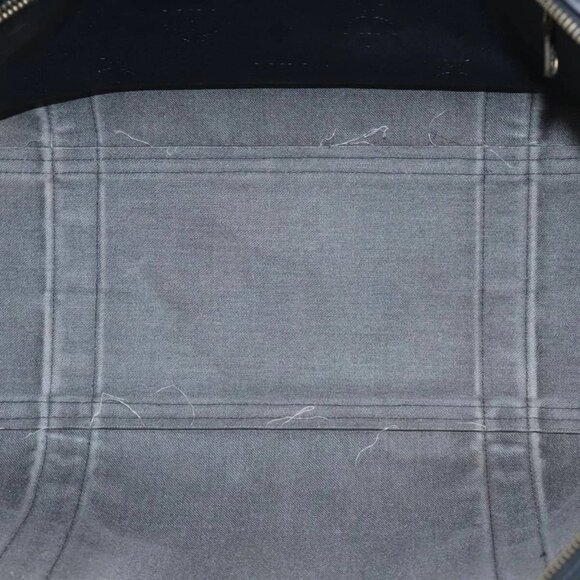 MCM Vicetos Logogram Tote Bag PVC Black Auth 88208 - Picture 10 of 16